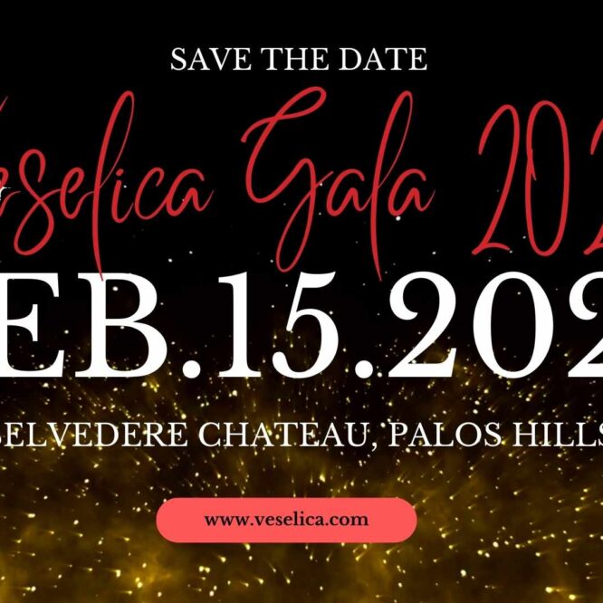 Save the date Veselica Gala Feb 15, 2025